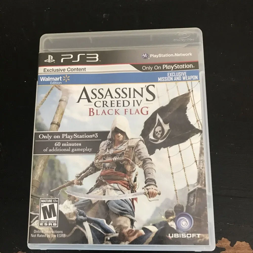 Assassin's‎ Creed IV Black Flag Walmart Ed PS3 PlayStation 3 untested